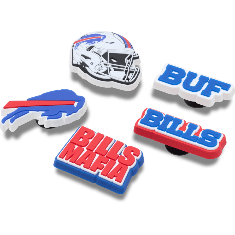 Crocs / NFL Buffalo Bills 5 Pack Jibbitz Shoe Charm Discount