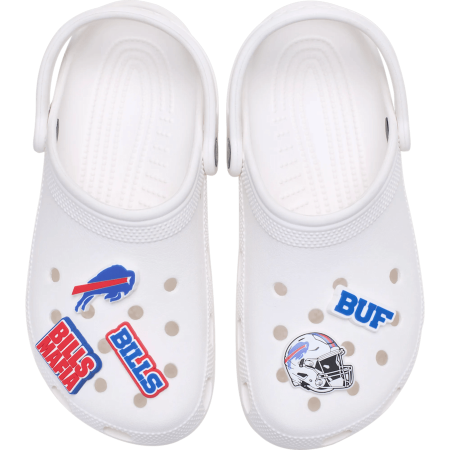 Crocs / NFL Buffalo Bills 5 Pack Jibbitz Shoe Charm Discount