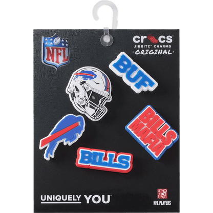 Crocs / NFL Buffalo Bills 5 Pack Jibbitz Shoe Charm Discount