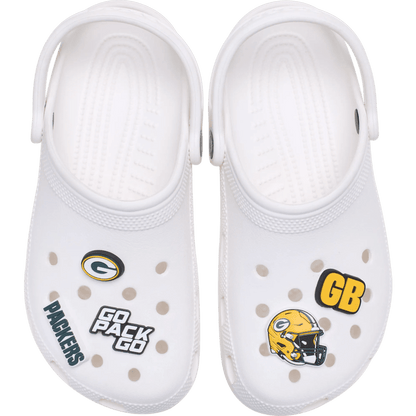 Crocs NFL Green Bay Packers 5 Pack Jibbitz Shoe Charm On Sale