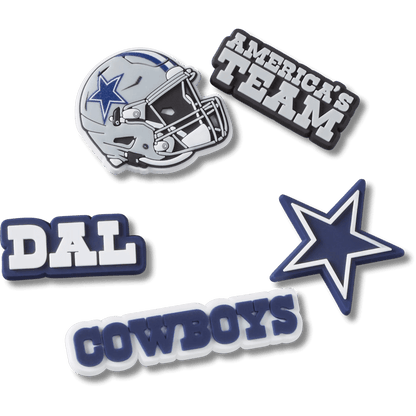 Crocs NFL Dallas Cowboys 5 Pack Jibbitz Shoe Charm On Sale