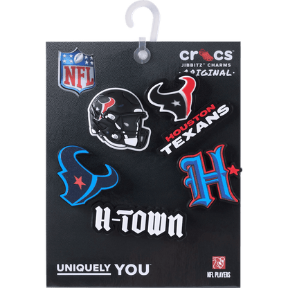 Crocs NFL Houston Texans 5 Pack Jibbitz Shoe Charm On Sale