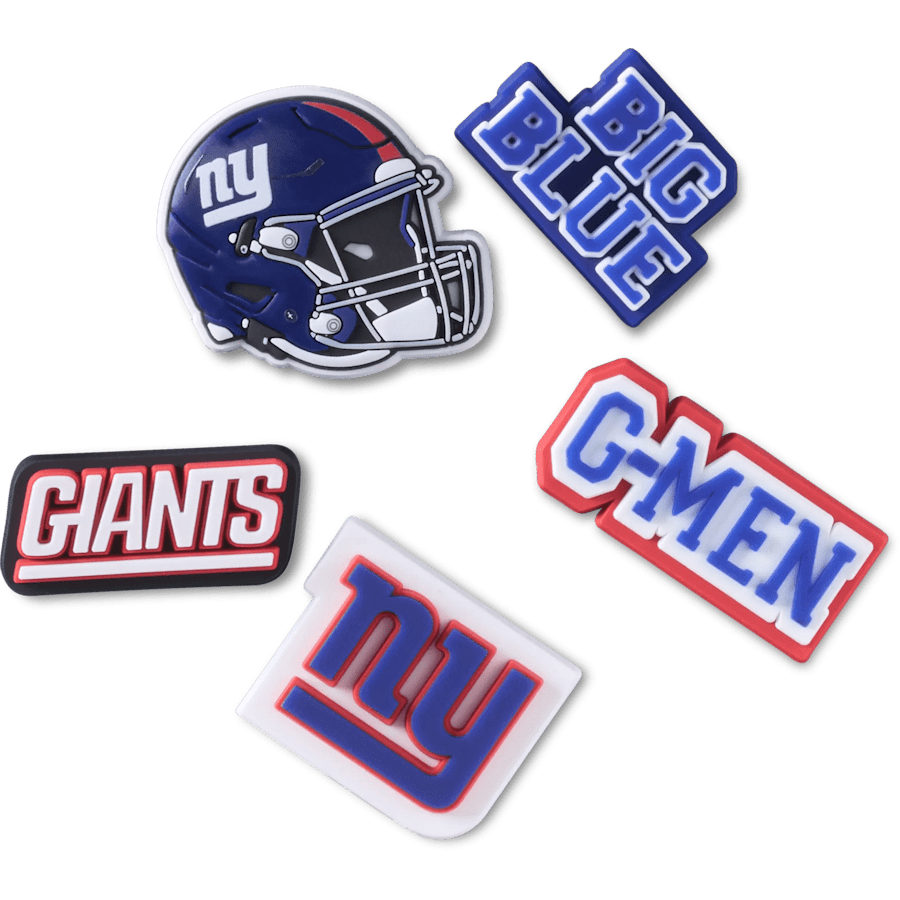 Crocs | NFL New York Giants 5 Pack Jibbitz Shoe Charm Sale