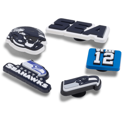 Crocs - NFL Seattle Seahawks 5 Pack Jibbitz Shoe Charm For Sale