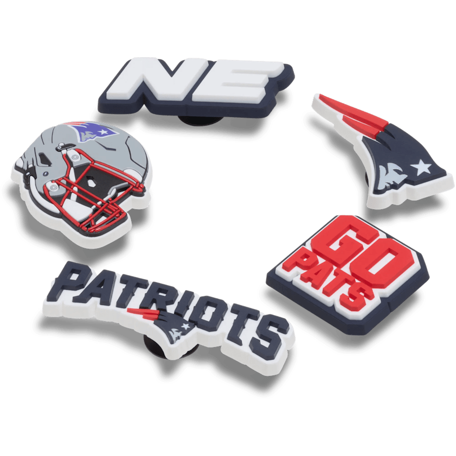 Crocs | NFL New England Patriots 5 Pack Jibbitz Shoe Charm Online