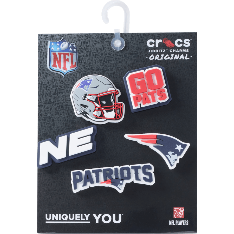 Crocs | NFL New England Patriots 5 Pack Jibbitz Shoe Charm Online