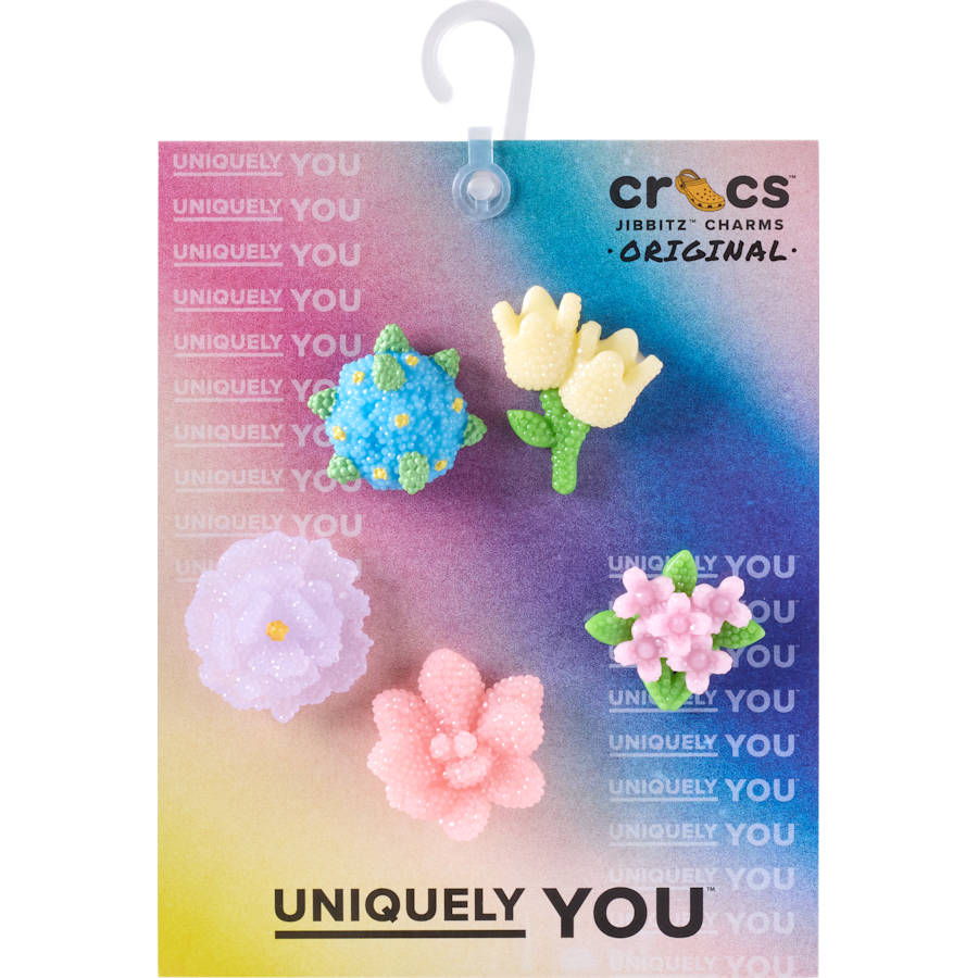 Crocs Beaded Flowers 5 Pack Jibbitz™ charms On Sale