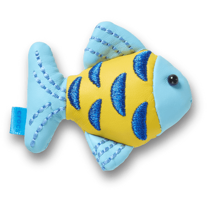 Crocs Blue and Gold Sparkle Fish Jibbitz™ charms Outlet