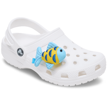 Crocs Blue and Gold Sparkle Fish Jibbitz™ charms Outlet