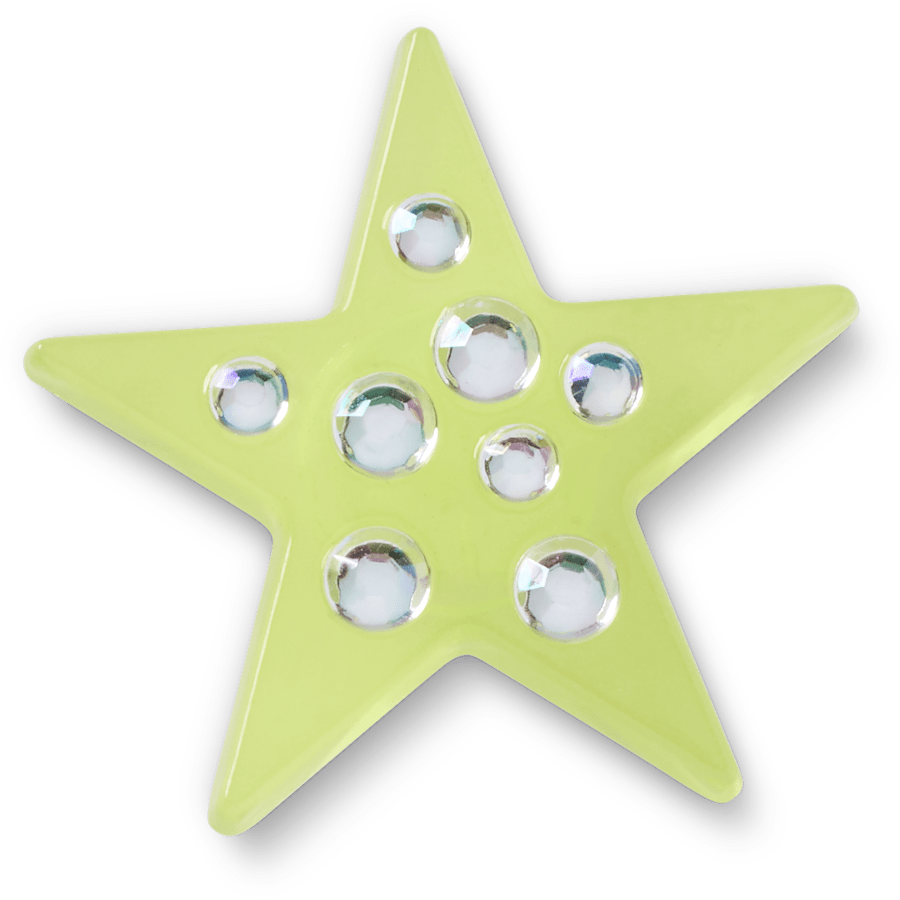 Crocs / Green Gem Star Jibbitz™ charms Discount