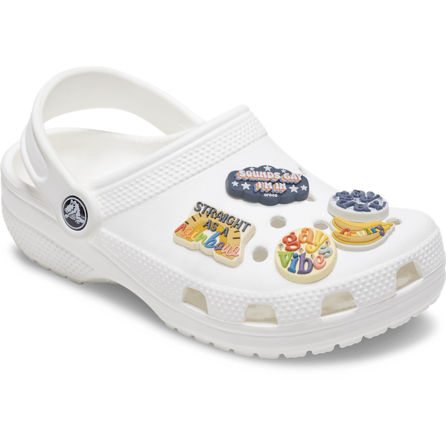 Crocs Irreverent Pride 5 Pack Jibbitz™ charms On Sale