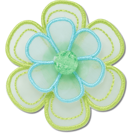 Crocs | Green Mesh Flower Jibbitz™ charms Sale