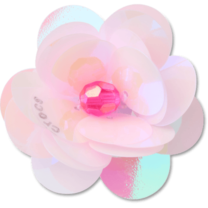 Crocs / Sequin Pink Flower Jibbitz™ charms Discount
