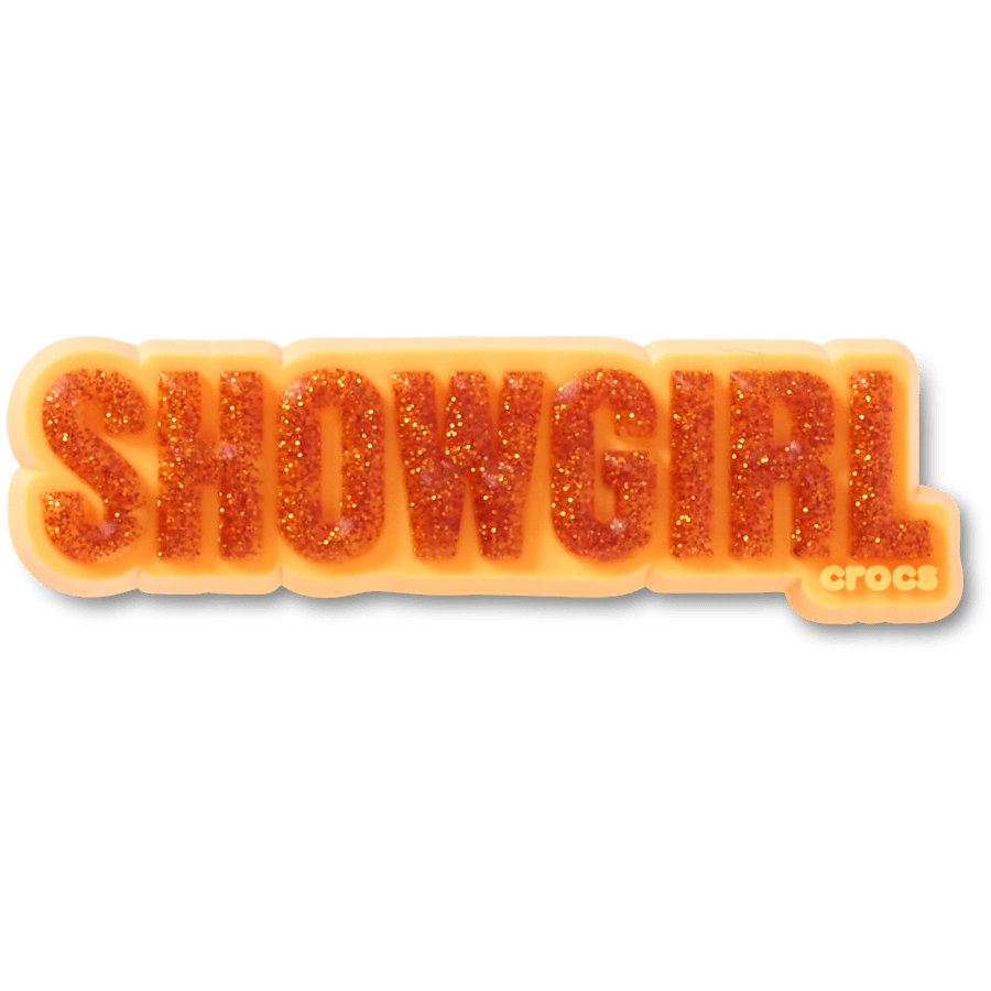Crocs / Orange Glitter Sign Jibbitz™ charms Discount