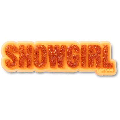 Crocs / Orange Glitter Sign Jibbitz™ charms Discount