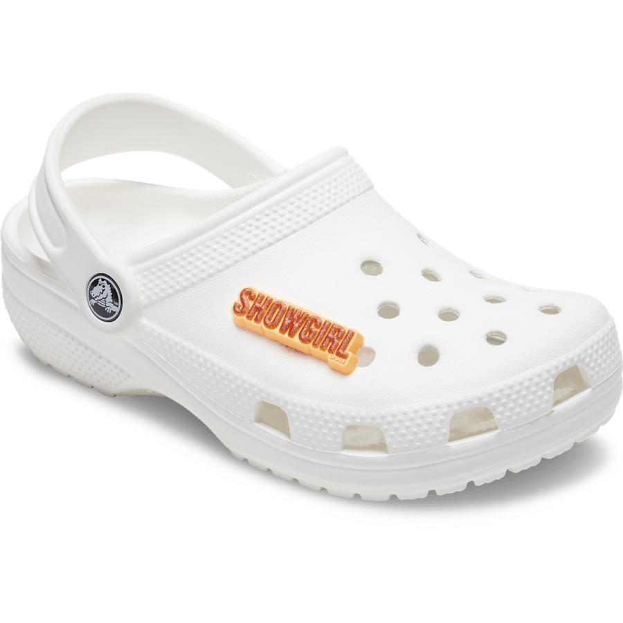 Crocs / Orange Glitter Sign Jibbitz™ charms Discount