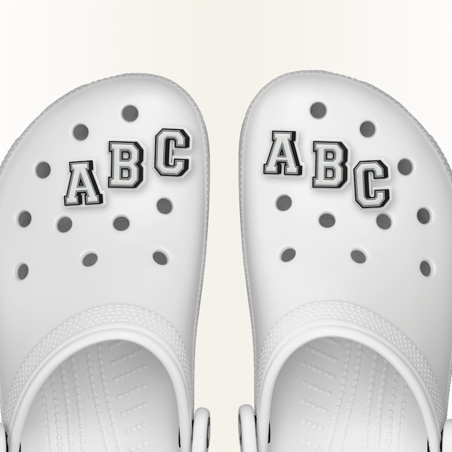 Crocs Letter A-Z Jibbitz Shoe Charm Discount