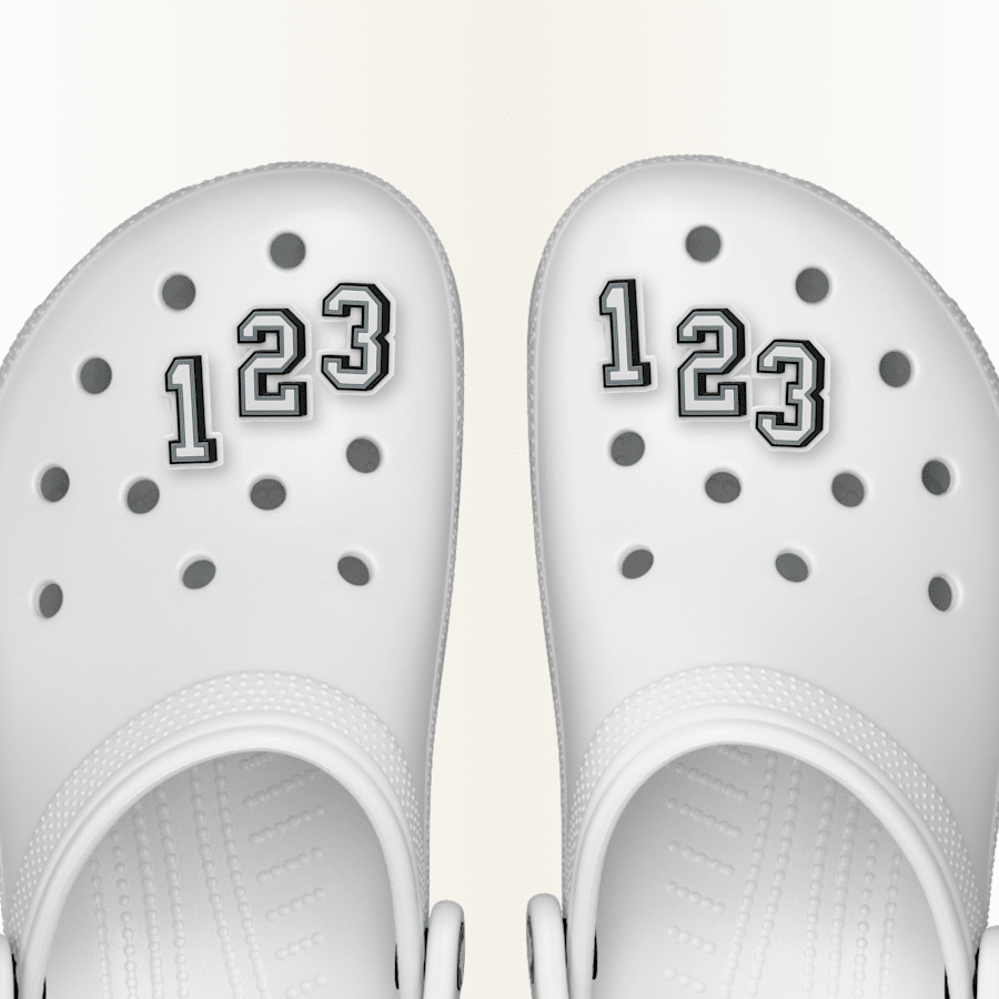 Crocs Number 0-9 Jibbitz Shoe Charm Discount