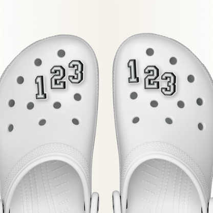 Crocs Number 0-9 Jibbitz Shoe Charm Discount