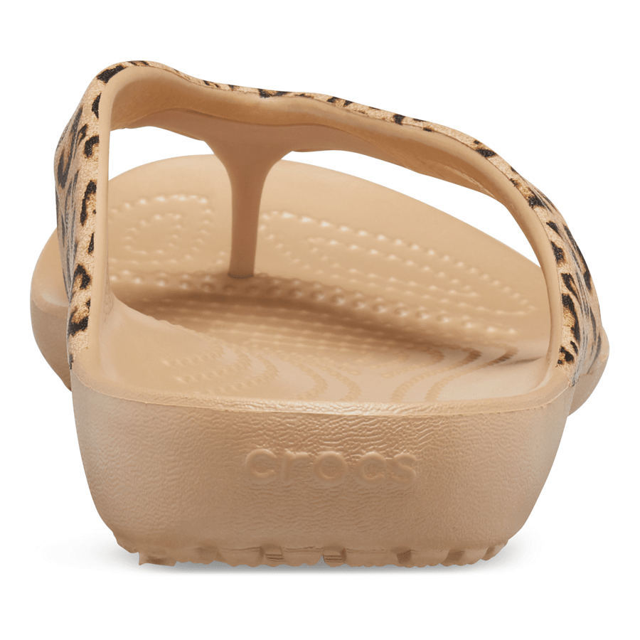 Crocs Women's Kadee II Leopard Flip Sale