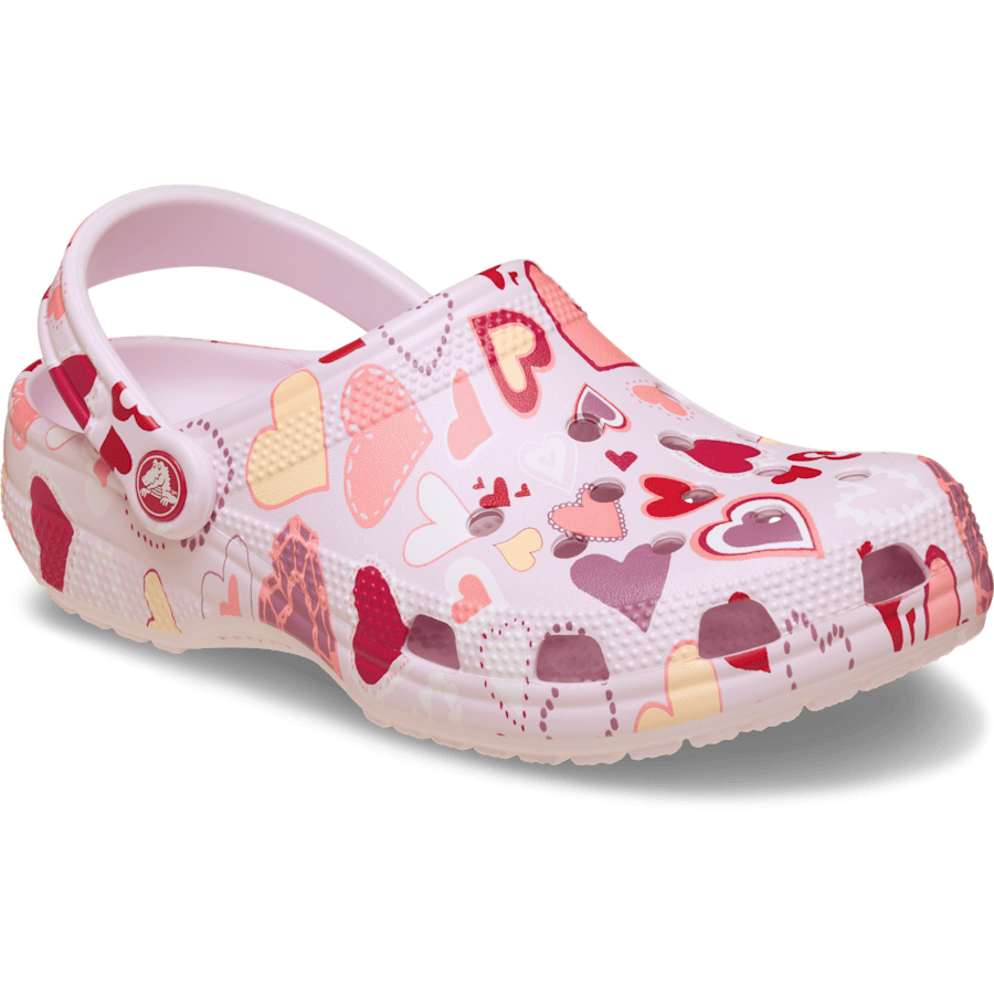 Crocs Kids’ Classic Valentine’s Day Clog On Sale