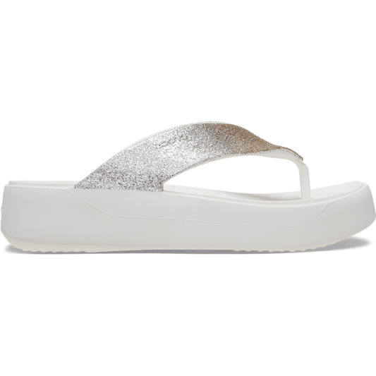Crocs Getaway Chunky Glitter Platform Flip Discount