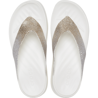 Crocs Getaway Chunky Glitter Platform Flip Discount