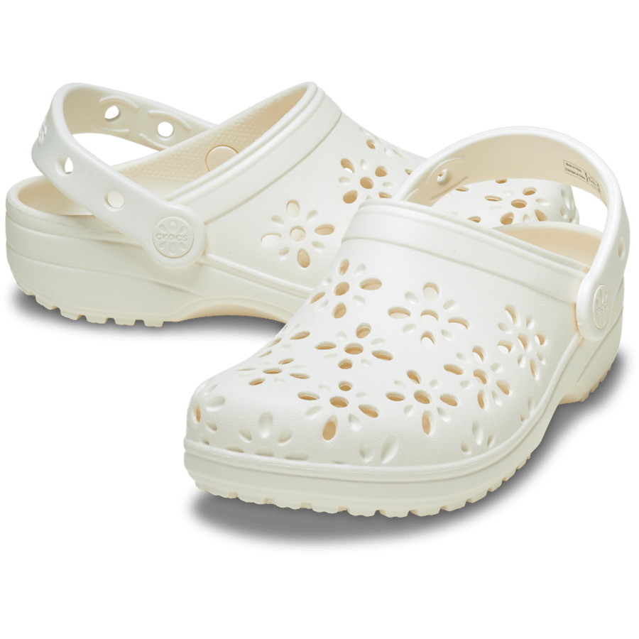 Crocs Kids' Classic Floral Cut-Out Clog On Sale