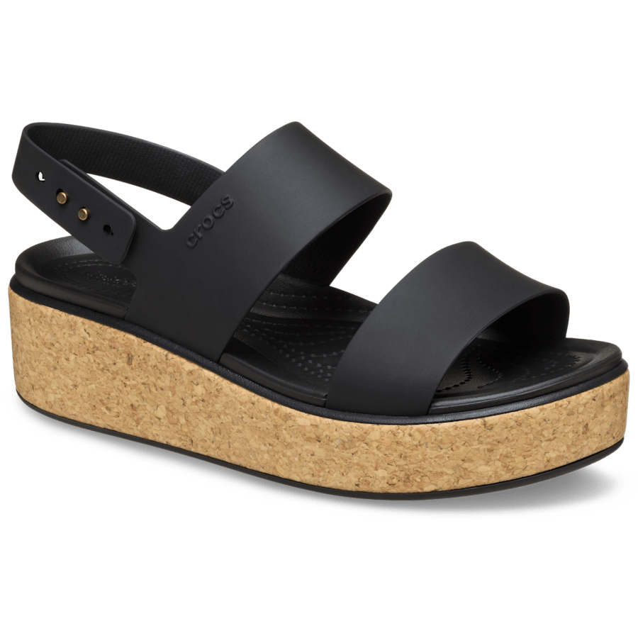 Crocs Brooklyn Cork Low Wedge Outlet