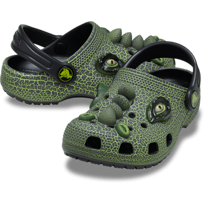 Crocs Toddler Classic IAM Scary Dino Clog Outlet