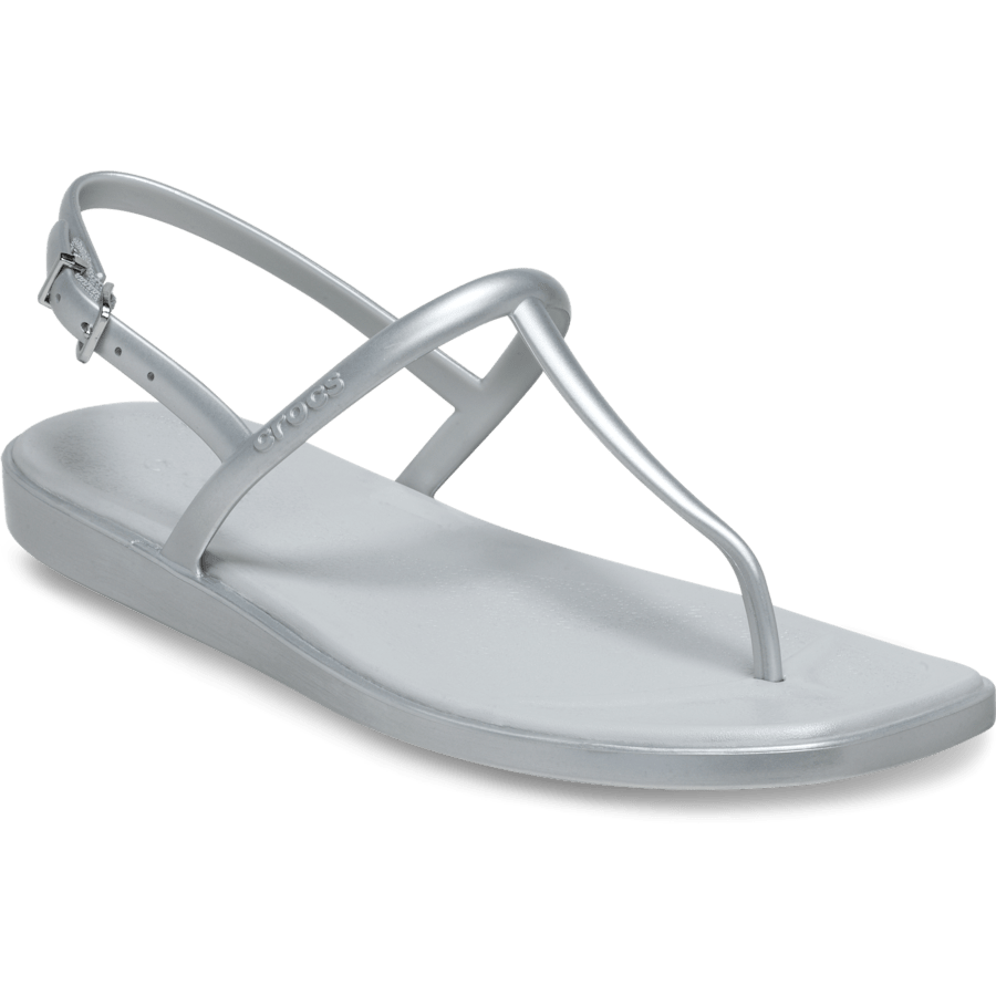 Crocs Miami Metallic Thong Flip Discount