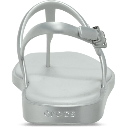 Crocs Miami Metallic Thong Flip Discount