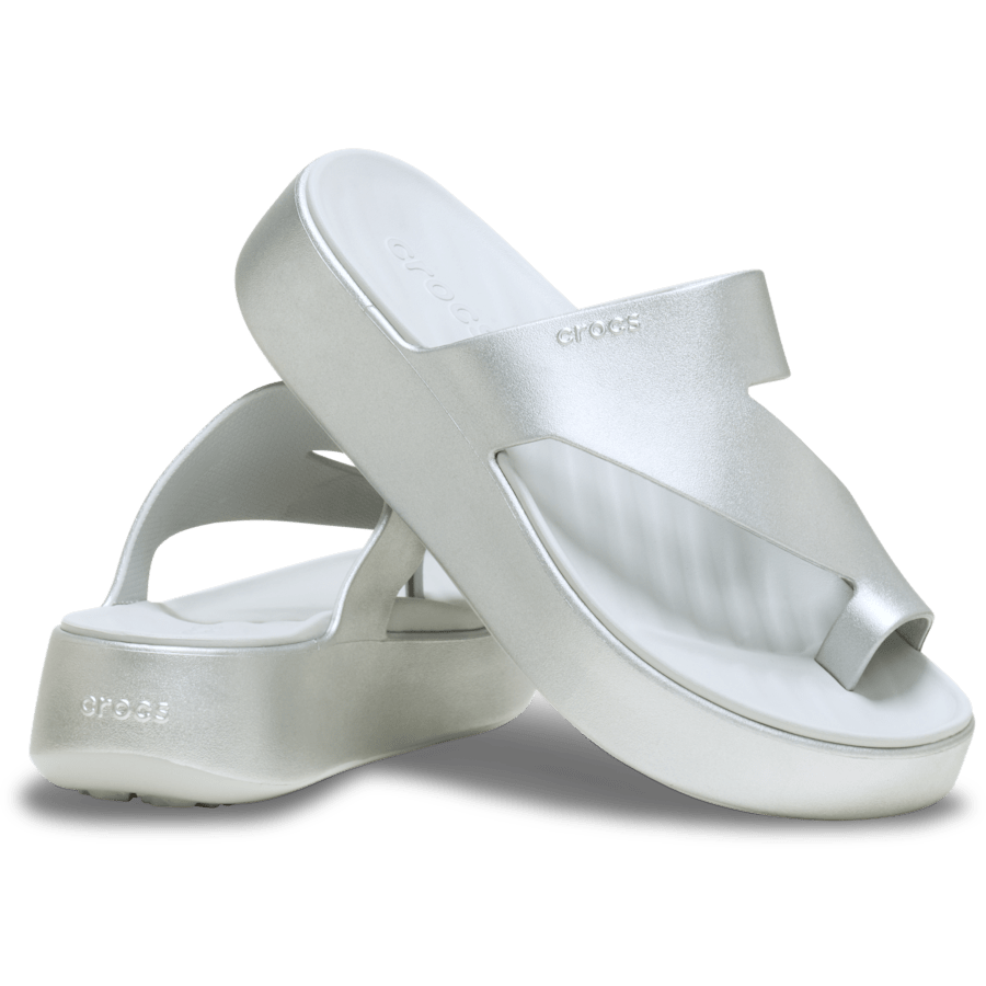 Crocs / Getaway Metallic Platform Toe Loop Discount