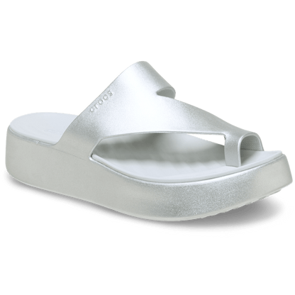 Crocs / Getaway Metallic Platform Toe Loop Discount