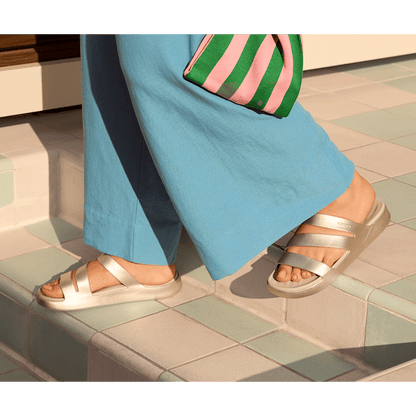 Crocs Getaway Metallic Strappy On Sale