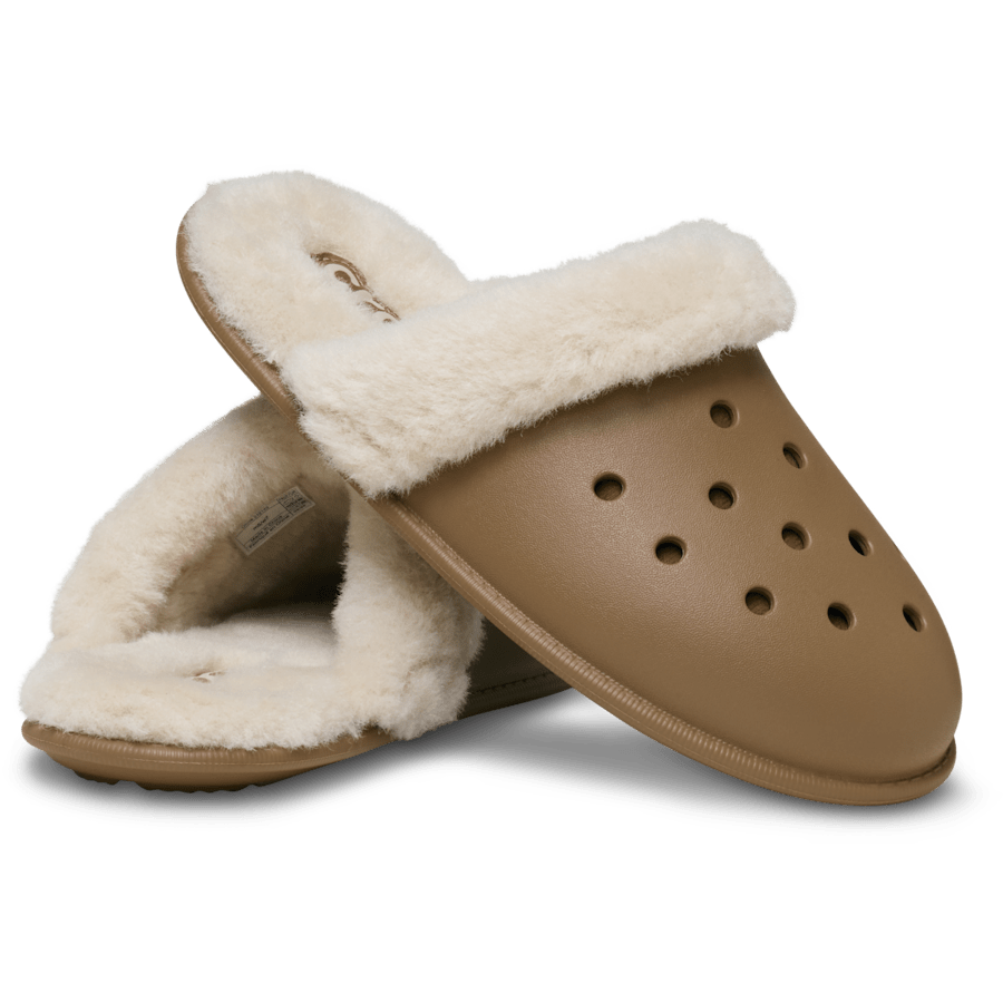 Crocs Classic Fuzz Scuff Discount