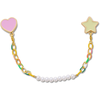 Crocs Pearl and Rainbow Bag Chain Discount
