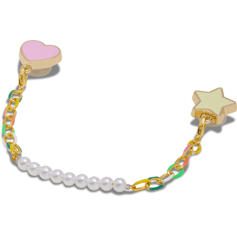 Crocs Pearl and Rainbow Bag Chain Discount