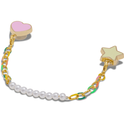 Crocs Pearl and Rainbow Bag Chain Discount