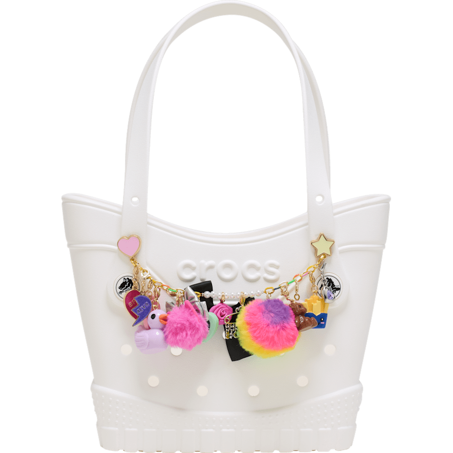 Crocs Pearl and Rainbow Bag Chain Discount