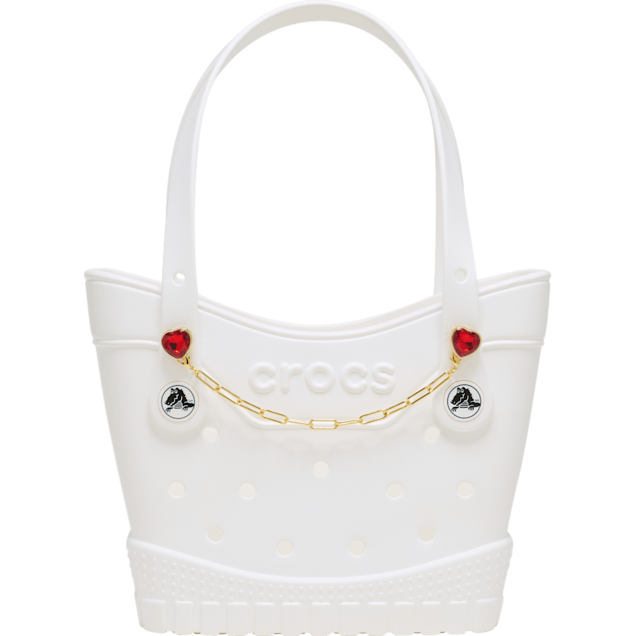 Crocs / Gold Paperclip Bag Chain Discount
