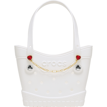Crocs / Gold Paperclip Bag Chain Discount