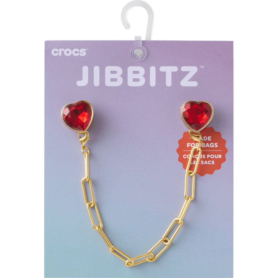 Crocs / Gold Paperclip Bag Chain Discount