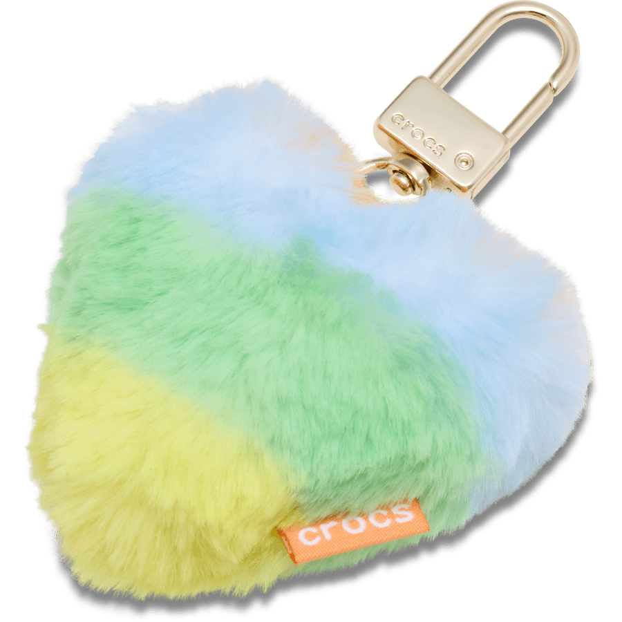 Crocs / Plush Heart Bag Charm Discount