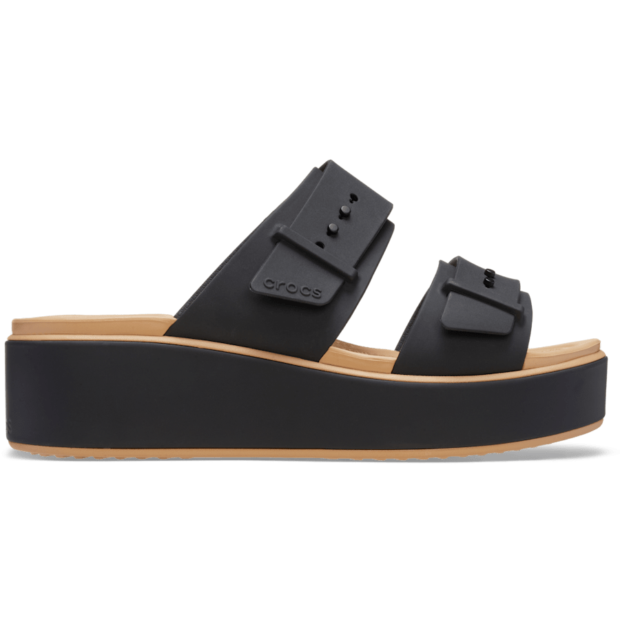 Crocs | Brooklyn Buckle Matte Wrap Low Wedge Online