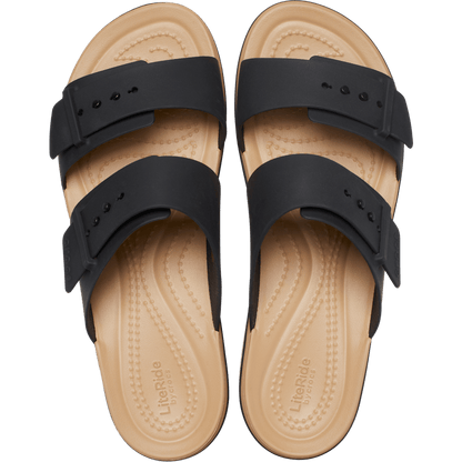 Crocs | Brooklyn Buckle Matte Wrap Low Wedge Online