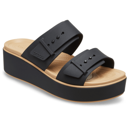Crocs | Brooklyn Buckle Matte Wrap Low Wedge Online