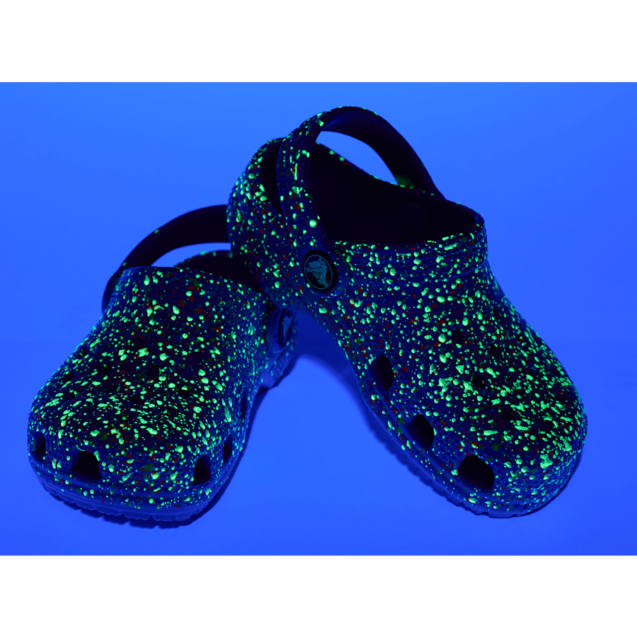 Crocs Kids' Classic Glow Paint Splatter Clog Outlet