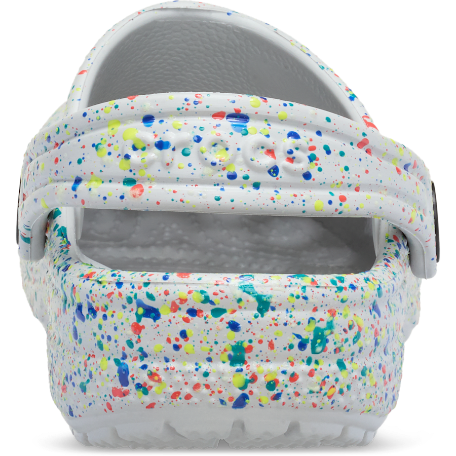 Crocs Kids' Classic Glow Paint Splatter Clog Outlet