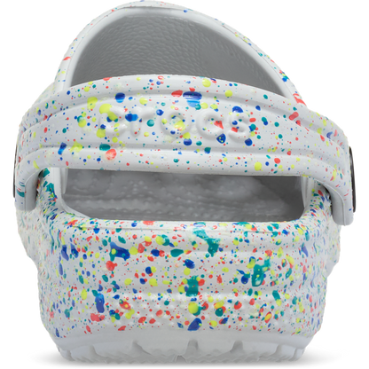 Crocs Kids' Classic Glow Paint Splatter Clog Outlet